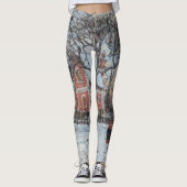 Camille Pissarro - Chataigniers a Louvecienne Leggings (Voorkant)