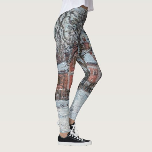 Camille Pissarro - Chataigniers a Louvecienne Leggings (Rechts)