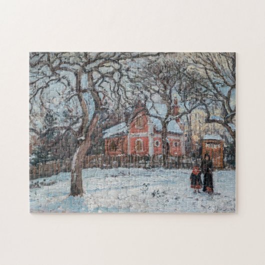 Camille Pissarro - Chataigniers a Louvecienne Legpuzzel (Horizontaal)