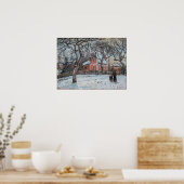 Camille Pissarro - Chataigniers a Louvecienne Poster (Keuken)