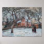 Camille Pissarro - Chataigniers a Louvecienne Poster (Voorkant)