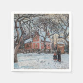 Camille Pissarro - Chataigniers a Louvecienne Servet (Voorkant)