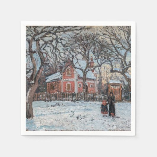 Camille Pissarro - Chataigniers a Louvecienne Servet (Voorkant)