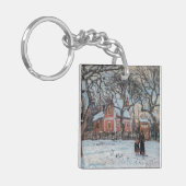 Camille Pissarro - Chataigniers a Louvecienne Sleutelhanger (Voorkant Links)