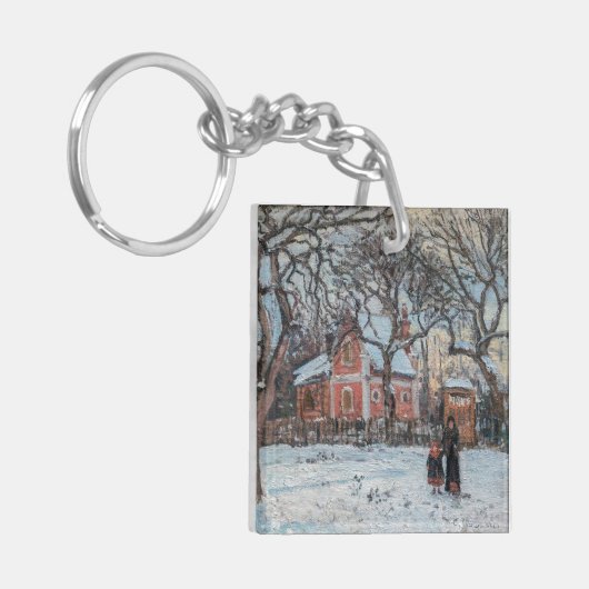 Camille Pissarro - Chataigniers a Louvecienne Sleutelhanger (Voorkant Links)