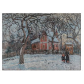 Camille Pissarro - Chataigniers a Louvecienne Snijplank (Voorkant)