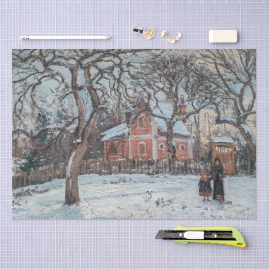 Camille Pissarro - Chataigniers a Louvecienne Tissuepapier (Craft)