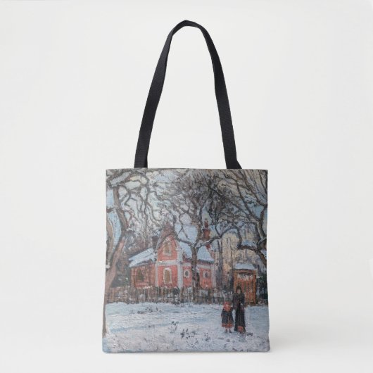 Camille Pissarro - Chataigniers a Louvecienne Tote Bag (Voorkant)