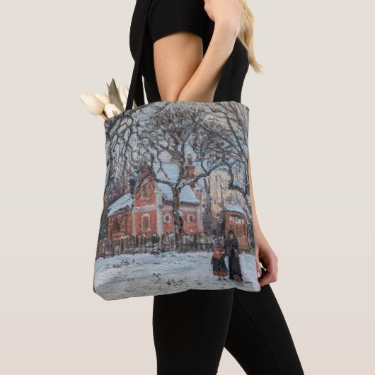 Camille Pissarro - Chataigniers a Louvecienne Tote Bag (Dichtbij)