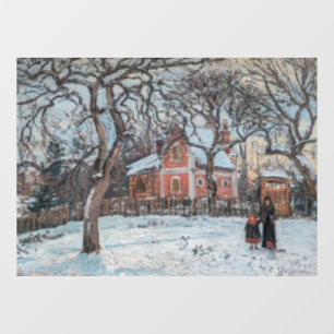 Camille Pissarro - Chataigniers bij Louveciennes Raamsticker