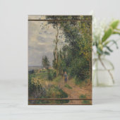 Camille Pissarro - Côte des Grouettes nabij Pontoi Kaart (Staand voorkant)
