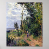 Camille Pissarro Côte des Grouettes nabij Pontoise Poster (Voorkant)