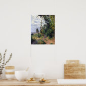 Camille Pissarro Côte des Grouettes nabij Pontoise Poster (Keuken)