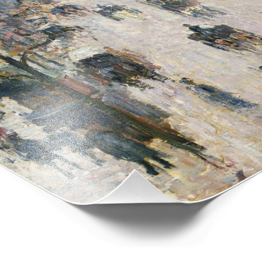 Camille Pissarro - de Boulevard Montmartre Foto Afdruk (Hoek)