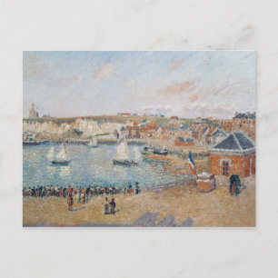 Camille Pissarro De buitenhaven van Dieppe, 19 Briefkaart
