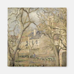 Camille Pissarro De groenten tuin, 1878 Magneet