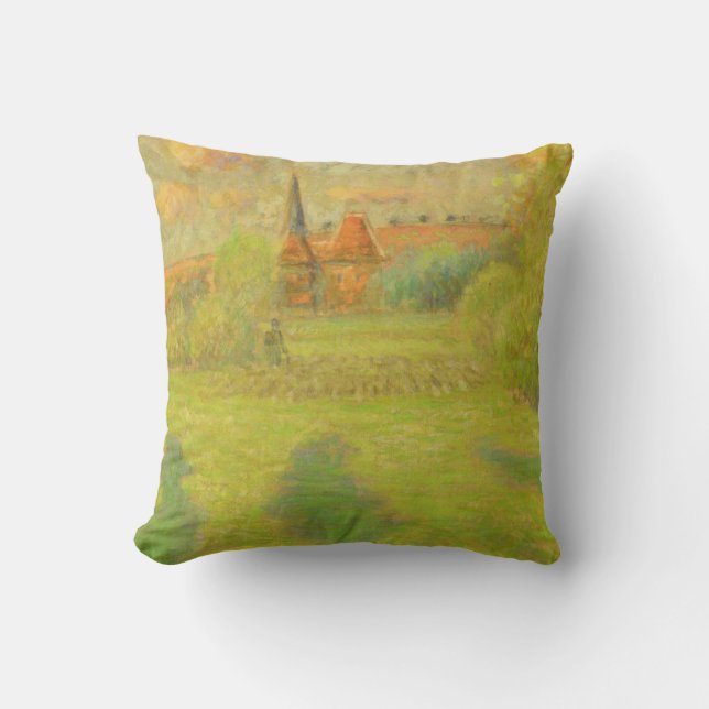 Camille Pissarro | De herder en de kerk van  Kussen (Voorkant)