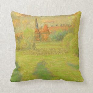 Camille Pissarro De herder en de kerk van Kussen