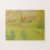 Camille Pissarro | De herder en de kerk van Legpuzzel (Horizontaal)