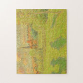 Camille Pissarro | De herder en de kerk van  Legpuzzel (Verticaal)