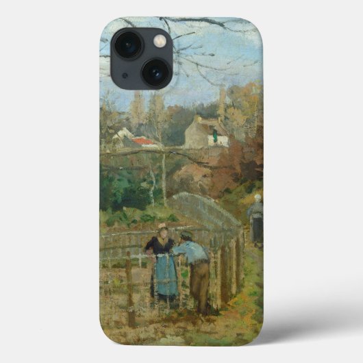 Camille Pissarro | De omheining, 1872 (olieverf op Case-Mate iPhone Case (Achterkant)