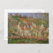 Camille Pissarro | De Red Roofs of Hoek van V Briefkaart (Voorkant / Achterkant)