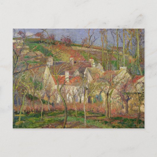 Camille Pissarro | De Red Roofs of Hoek van V Briefkaart (Voorkant)