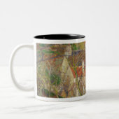 Camille Pissarro | De Red Roofs of Hoek van V Tweekleurige Koffiemok (Links)