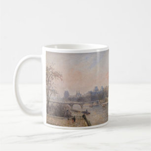 Camille Pissarro - De Seine en de Louvre Koffiemok
