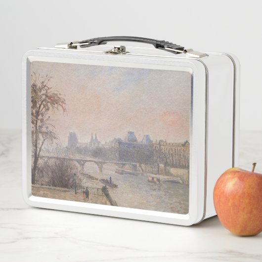 Camille Pissarro - De Seine en het Louvre (In situ)