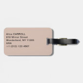 Camille Pissarro - De Seine en het Louvre Bagagelabel (Achterkant horizontaal)