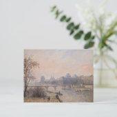 Camille Pissarro - De Seine en het Louvre Briefkaart (Staand voorkant)