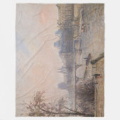 Camille Pissarro - De Seine en het Louvre Fleece Deken (Voorkant)