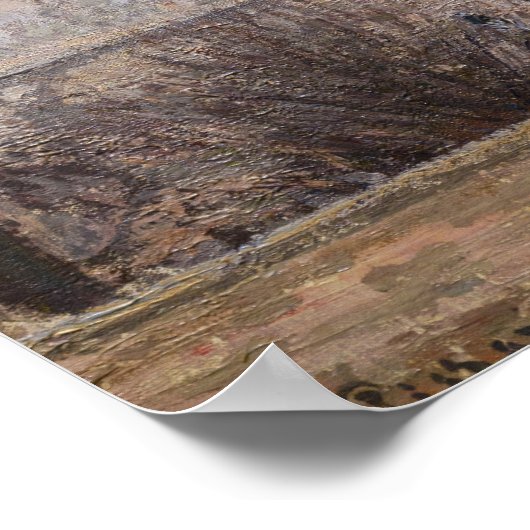 Camille Pissarro - De Seine en het Louvre Poster (Hoek)