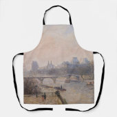 Camille Pissarro - De Seine en het Louvre Schort (Voorkant)
