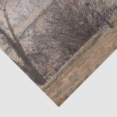 Camille Pissarro - De Seine en het Louvre Tissuepapier (Detail)