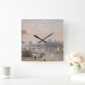 Camille Pissarro - De Seine en het Louvre Vierkante Klok (Huis)