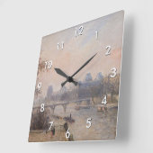 Camille Pissarro - De Seine en het Louvre Vierkante Klok (Hoek)