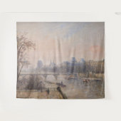 Camille Pissarro - De Seine en het Louvre Wandkleed (Voorkant (horizontaal))