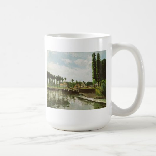 Camille Pissarro | De sluis bij Pontoise Koffiemok (Rechts)