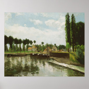 Camille Pissarro   De sluis bij Pontoise Poster