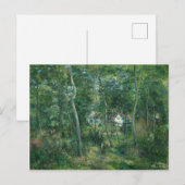 Camille Pissarro Edge of Bossen nabij L'Hermitage Briefkaart (Voorkant / Achterkant)