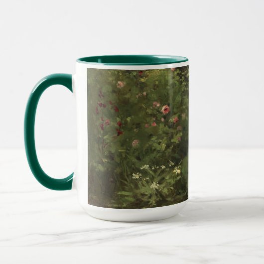 Camille Pissarro | Een Roos tuin Mok (Links)