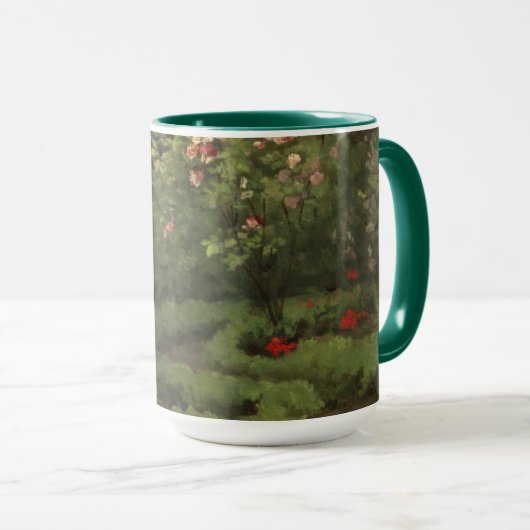 Camille Pissarro | Een Roos tuin Mok (Voorkant rechts)