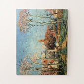 Camille Pissarro Entrance to Village of Voisins Legpuzzel (Verticaal)