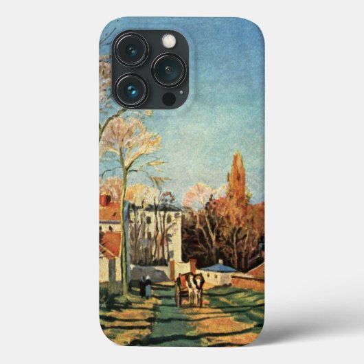Camille Pissarro Entrance Village of Voisins Case-Mate iPhone Case (Achterkant)