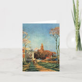 Camille Pissarro Entrance Village of Voisins Kaart (Voorkant)