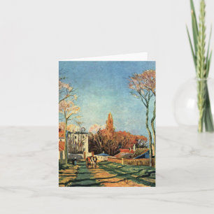 Camille Pissarro Entrance Village of Voisins Kaart