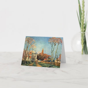 Camille Pissarro Entrance Village of Voisins Kaart