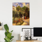 Camille Pissarro - Garden 1877-boomgaard voor de z Poster (Thuiskantoor)
